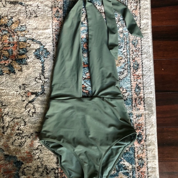 Deep Plunge One Piece Swimsuit - Picture 2 of 3